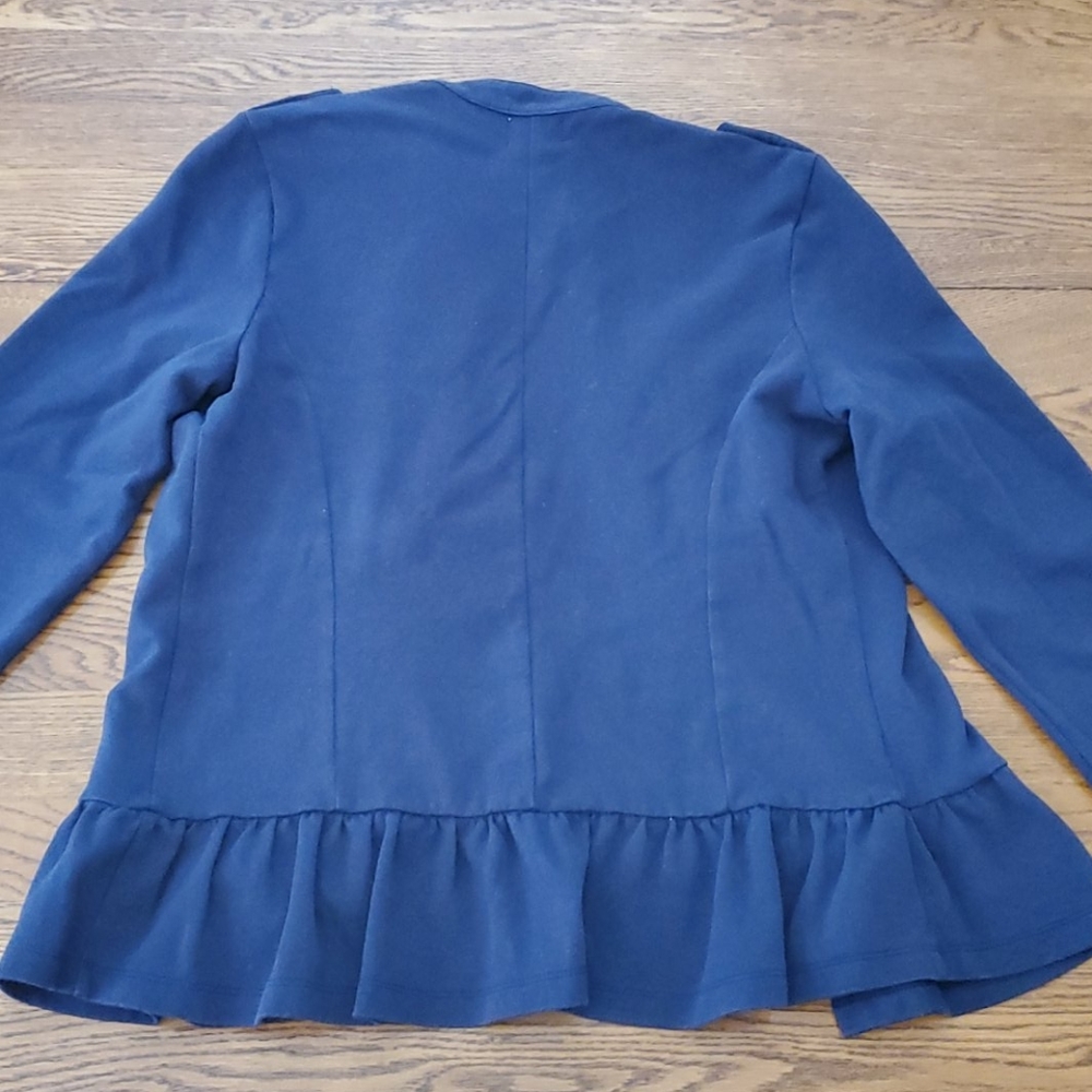 Navy Military Jacket Large - Picture 4 of 8